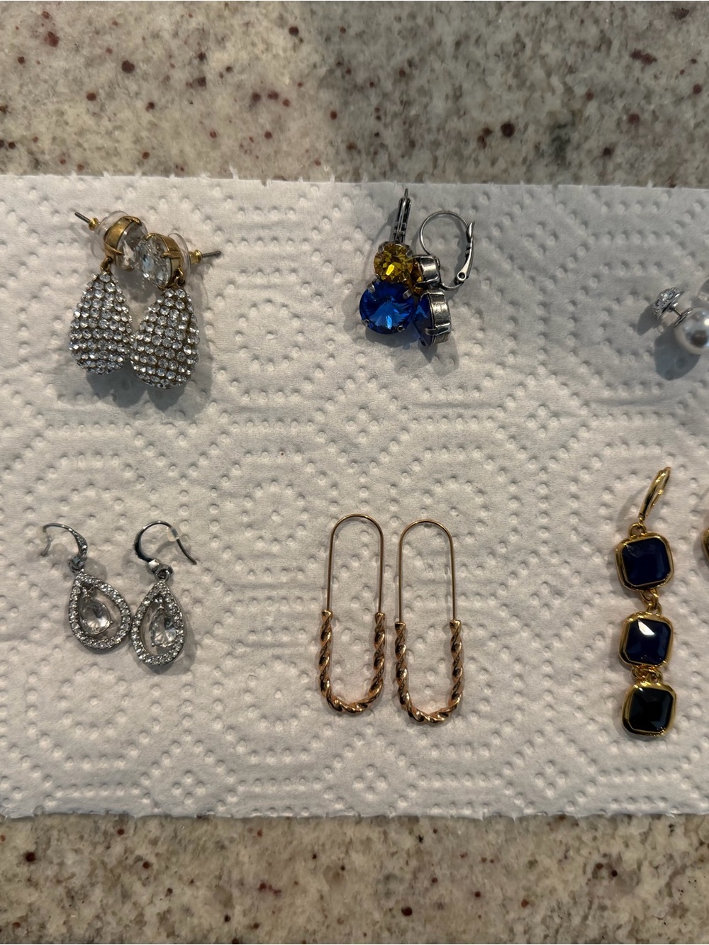 NINE PAIRS OF EARRINGS!